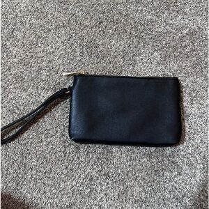 wallet for women plain black